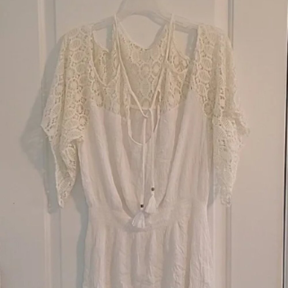 White Lace Romper
